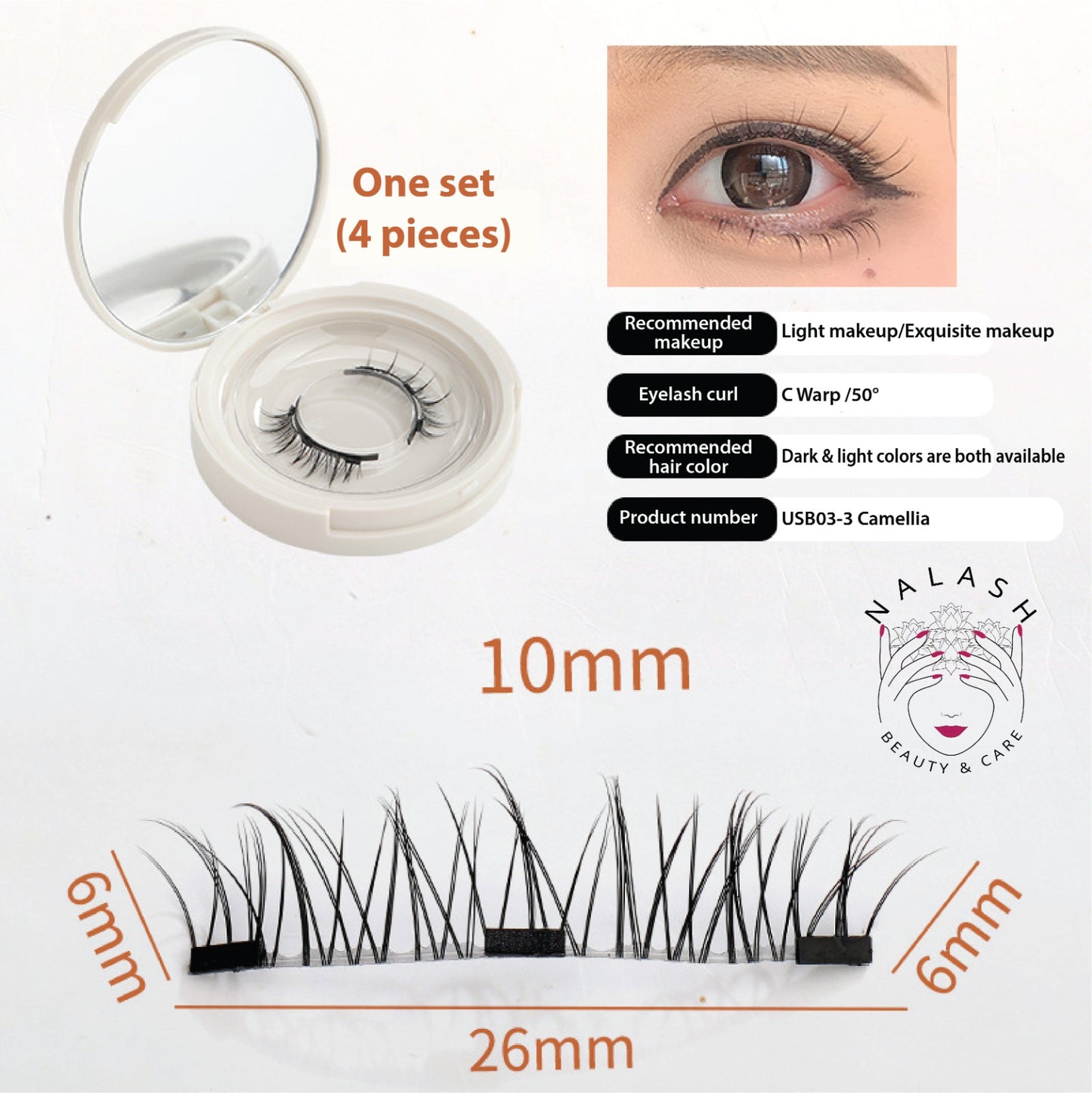 Magnetic Lashes Full with applicator(professional Quality)