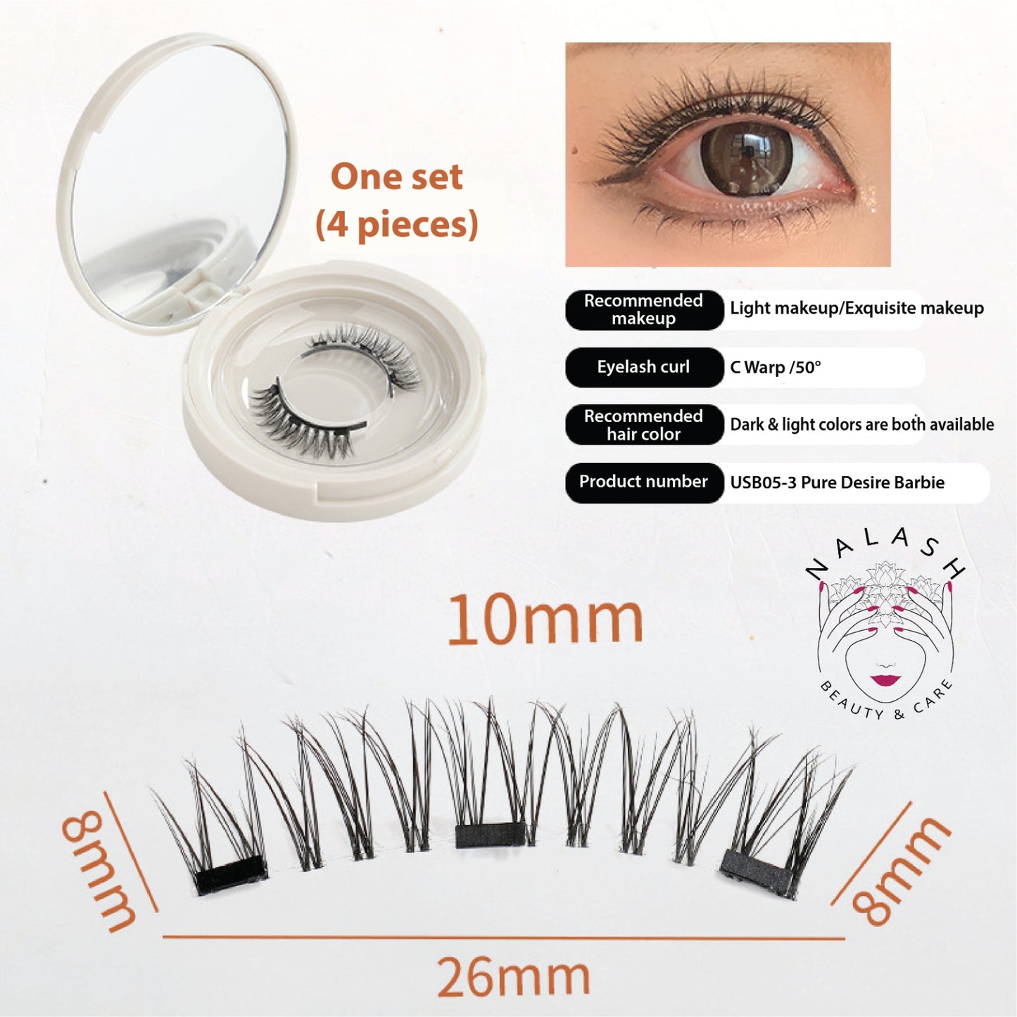 Magnetic Lashes Full with applicator(professional Quality)