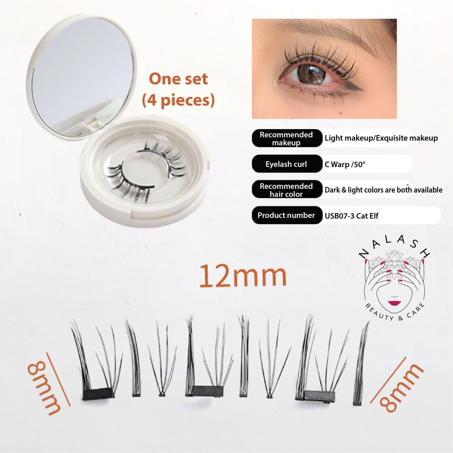 Magnetic Lashes Full with applicator(professional Quality)