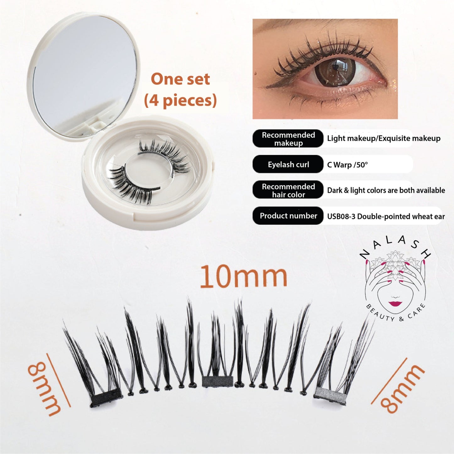 Magnetic Lashes Full with applicator(professional Quality)