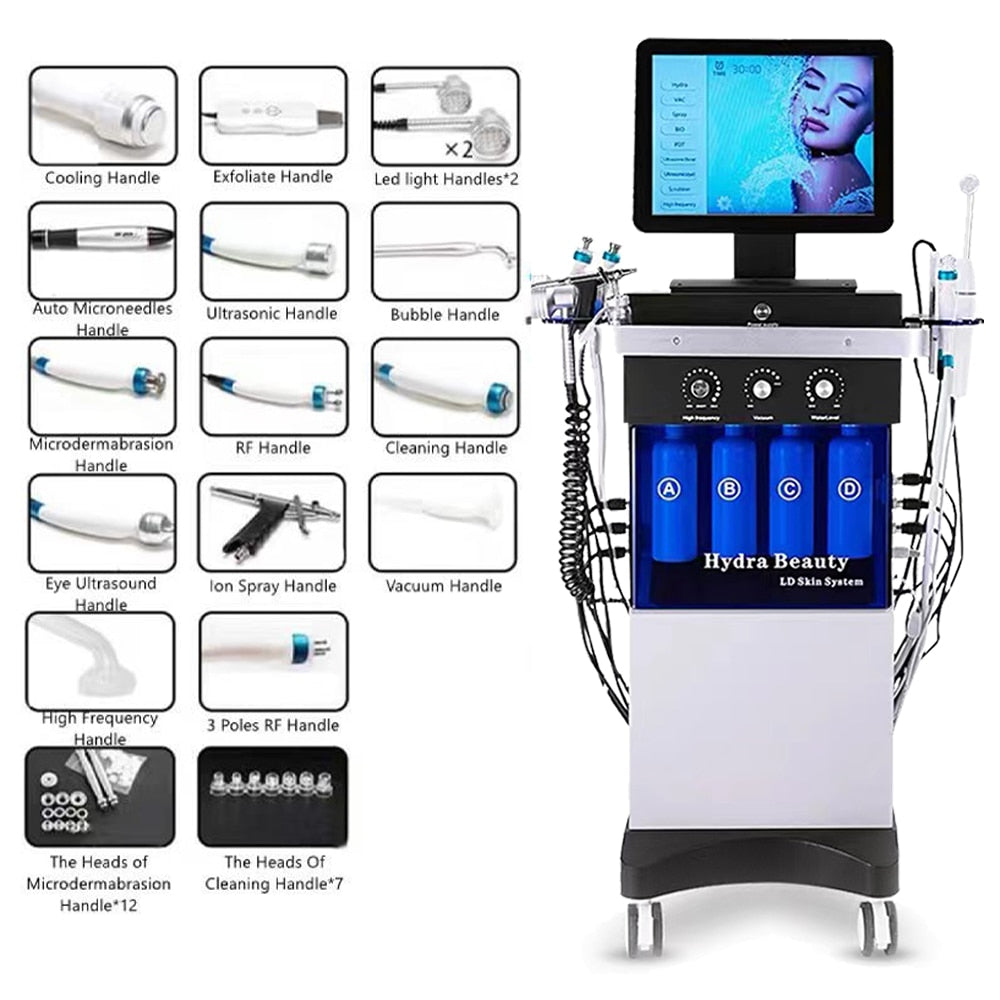 14 IN 1 MICRODERMABRASION HYDRAFACIAL MACHINE