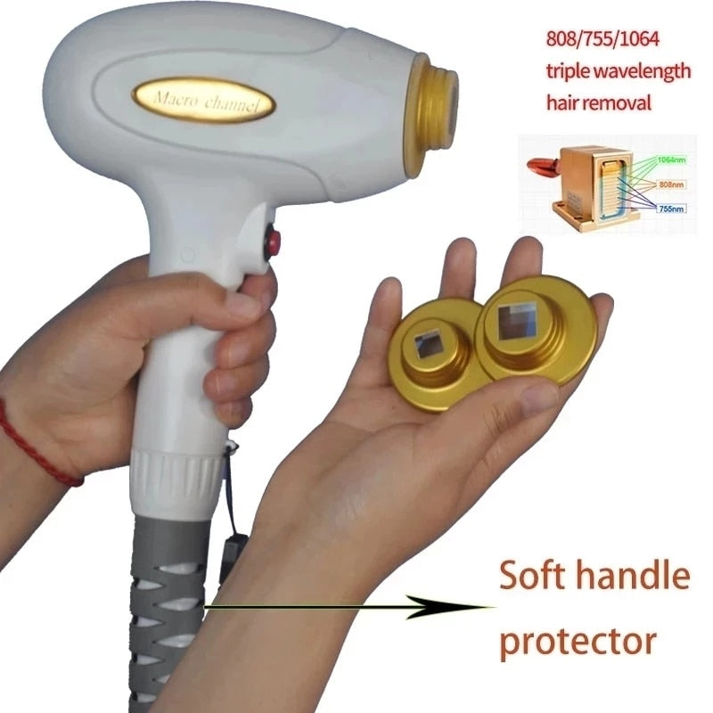 808 DIODE LASER HAIR REMOVAL MACHINE HANDLE